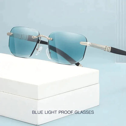 Gafas de lectura y sol con protección anti luz azul y alta dureza de zafiro para visión de cerca y de lejos