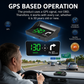 Velocímetro Digital GPS para Coche con Pantalla Head-Up Display (HUD)