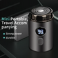 Potente mini afeitadora eléctrica para hombre con pantalla digital