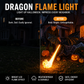 🐉🔥 Decoración de llama de dragón – Efecto de fuego realista, fabricada en PLA con acabado seda – ¡Imprescindible para decorar este Halloween! Compra 2 o más y obtén descuento 🎃🌙✨