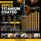 🔥¡50% DE DESCUENTO por tiempo limitado!🔧 Herramienta de alta eficiencia, la favorita de los artesanos con experiencia. ¡Venta directa de fábrica! Juego de 99 Brocas con Recubrimiento de Titanio
