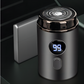 Potente mini afeitadora eléctrica para hombre con pantalla digital