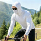 Sudadera con capucha ligera para hombre, secado rápido y protección UV