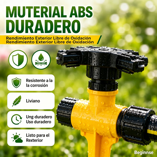 🏡¡COMPRA 1 Y LLÉVATE 1 GRATIS!✨Aspersor Giratorio de 360° con Sistema de Riego Automático para Jardín, Césped y Patio