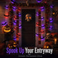 🦇 Decoración de Halloween: Lámpara de Pared LED 3D con Forma de Murciélago