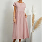 💝 Vestido holgado sin mangas de algodón con bolsillos y color liso