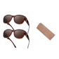 🥽👓 ¡53% DE DESCUENTO! Si usas gafas, ¡esto es para ti! Estas gafas de sol extragrandes se colocan fácilmente sobre tus gafas graduadas y te harán lucir como una estrella de cine. Sin clips caros y sin necesidad de usar lentes de contacto.