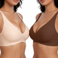 💗 ¡ÚLTIMO DÍA DE OFERTA! 50% DE DESCUENTO ⚡ Más de 50.000 vendidos 💕 Sujetador inalámbrico Jelly para mujer – cómodo, con efecto push-up, sin costuras, escote en V profundo, ideal para uso diario y camisetas