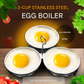 🥚 Cocedor de huevos de acero inoxidable 304 – Calidad alimentaria, resistente y con diseño de fácil desmolde ✨🍳