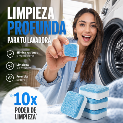 💐¡50% DE DESCUENTO! Limpiador para lavadoras – Acción rápida, sin necesidad de enjuague, apto para todo tipo de lavadoras 🌀⏱️【Precio excepcional】