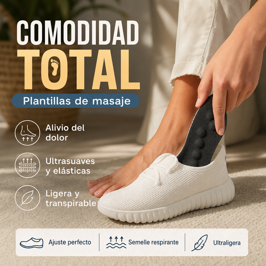 👟 ¡COMPRA 2 Y LLÉVATE 1 GRATIS! ⚡ Plantillas deportivas de látex – Soporte para el arco plantar, transpirables, amortiguadoras y perfectas para el uso deportivo diario