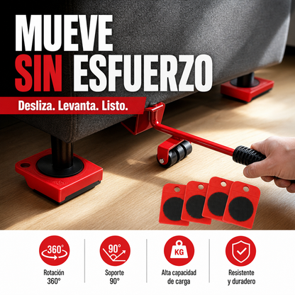🔥¡Último día! 50% DE DESCUENTO🔥Juego de Herramientas para Levantar y Mover Muebles, 4 Piezas