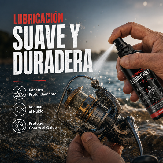 🎣 Limpiador Todo en Uno para el Mantenimiento de Carretes de Pesca 🧴