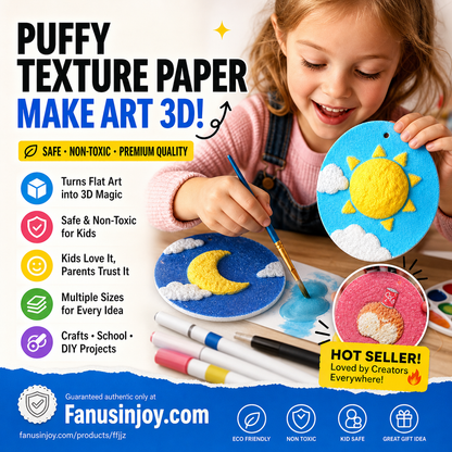 🎄¡Oferta Especial Sorpresa!🎁¡Compra 3 y llévate 2 GRATIS! 🔮¡Descubre la magia de la pintura! 👩‍🎨Papel para Pintura con Textura de Espuma 🎁