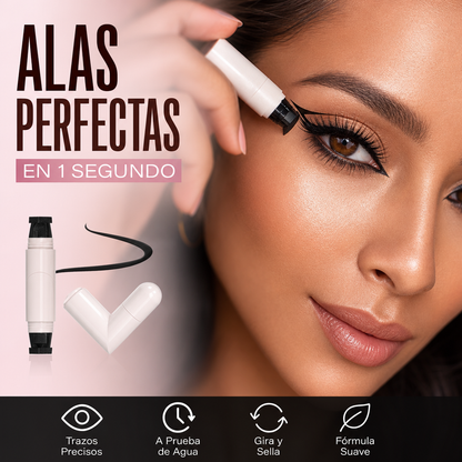 🔥Compra 1 y Llévate 1 Gratis🎉 mitad de precio🎉 Delineador de Efecto Sello Integrado con Base Giratoria