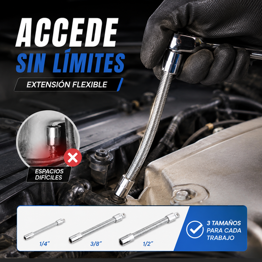 📢📢¡50% DE DESCUENTO! ⏰ Barra de extensión flexible para llave de carraca