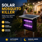 🦟 ¡60% DE DESCUENTO AHORA! ☀️ Zapper de insectos solar de alta potencia 3500V – Para interior y exterior, resistente al agua y sin químicos para una protección eficaz 🏠