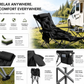 🪑 Silla Plegable Portátil y Ajustable para Exteriores – Ligera, Resistente y Versátil – Ideal para Jardín, Camping, Playa o Terraza – Fácil de Transportar y Montar 🏕️✨