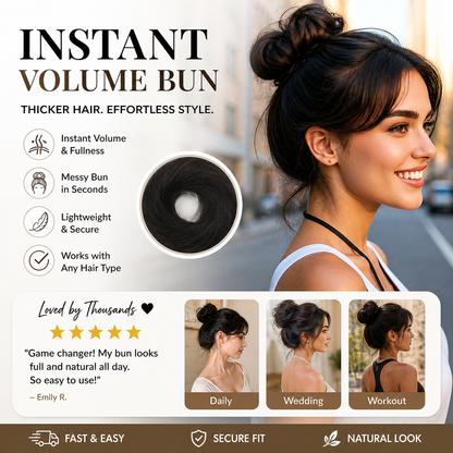 🏆 Oferta por tiempo limitado: ¡Compra 1 y llévate 1 gratis! 🔥✨ Crea en segundos un elegante y desenfadado moño 💖