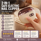 🎉 ¡Oferta 2026 — Más de 113.000 vendidos! ✂️ Cortaúñas Eléctrico Inteligente 2 en 1 con Pulidor – Seguridad Antipellizcos y Luz LED 💅