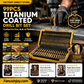 🔥¡50% DE DESCUENTO por tiempo limitado!🔧 Herramienta de alta eficiencia, la favorita de los artesanos con experiencia. ¡Venta directa de fábrica! Juego de 99 Brocas con Recubrimiento de Titanio