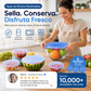 🎁🔥¡Último día de oferta! 50% DE DESCUENTO🔥 Tapas de Silicona Adpartner para Almacenamiento de Alimentos (Pack de 6)