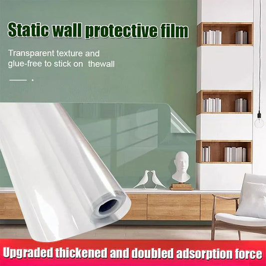 🤩 Pegatinas de pared transparentes, impermeables, antiaceite y de adhesión estática