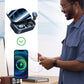 Auricular Bluetooth inalámbrico con recipiente de carga de 2000 mAh y pantalla digital con espejo HD