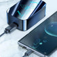 Auricular Bluetooth inalámbrico con recipiente de carga de 2000 mAh y pantalla digital con espejo HD