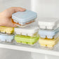 Mini bandeja de cubitos de hielo de 6 compartimentos, apta para contacto con alimentos y fácil de desmoldar