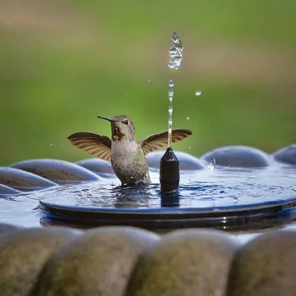 ✨ Fuente flotante solar, adecuada para mini rociadores de jardín, jardines de rocas y estanques al aire libre ✨