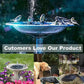 ✨ Fuente flotante solar, adecuada para mini rociadores de jardín, jardines de rocas y estanques al aire libre ✨