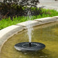 ✨ Fuente flotante solar, adecuada para mini rociadores de jardín, jardines de rocas y estanques al aire libre ✨