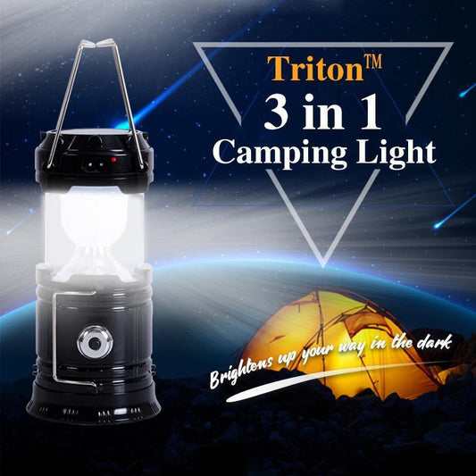 Linterna LED 3 en 1 para camping