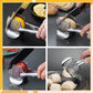 🍋¡50% DE DESCUENTO AHORA! Herramienta creativa de cocina para cortar en rodajas, cortador manual de aleación de aluminio de grado alimenticio, soporte para corte rápido de limón, tomate, cebolla, frutas y verduras blandas