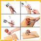 🍋¡50% DE DESCUENTO AHORA! Herramienta creativa de cocina para cortar en rodajas, cortador manual de aleación de aluminio de grado alimenticio, soporte para corte rápido de limón, tomate, cebolla, frutas y verduras blandas
