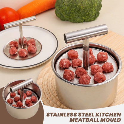📢📢 ¡50% DE DESCUENTO! ⏰🍡 Molde para hacer albóndigas de acero inoxidable de grado alimentario