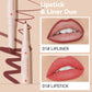 Lápiz labial y delineador de labios de doble cabeza de larga duración CARACTERÍSTICAS