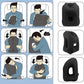 ✈️ Almohada de viaje ergonómica hinchable con hueco en el centro – Acabado flocado en PVC, inflado rápido, con bolsa de almacenamiento ✨