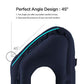 ✈️ Almohada de viaje ergonómica hinchable con hueco en el centro – Acabado flocado en PVC, inflado rápido, con bolsa de almacenamiento ✨