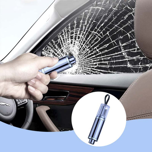 🔥COMPRA 1 y llévate 1 GRATIS🔥Dispositivo de Emergencia Dual: Rompecristales y Cortacinturón para Coches