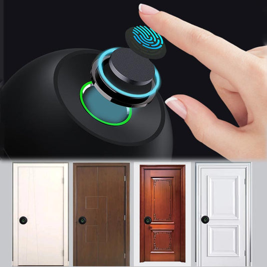 🛡️Manténte a ti y a tu familia seguros🔐 Cerradura inteligente con Bluetooth y reconocimiento de huella dactilar por IA