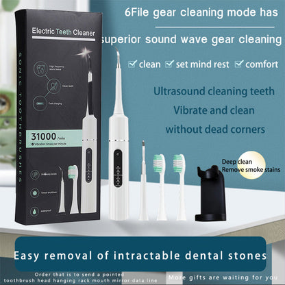 🦷💥 ¡50% DE DESCUENTO! Limpiador Dental Ultrasónico 5 en 1 — Limpieza Profunda, 3 Velocidades & Súper Efectivo 💦✨ | ¡Producto Súper Vendido!