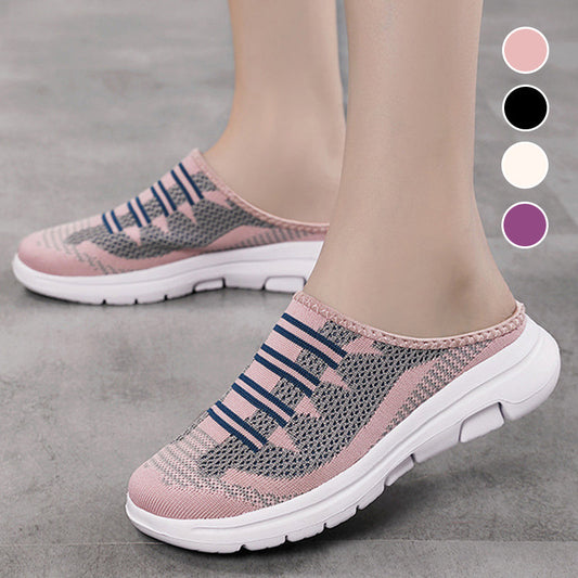 Zapatillas cómodas y transpirables con puntera cerrad