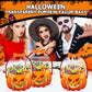 ❄️ ¡Summerfresh 50% DE DESCUENTO! 🍬 Pack de 20 bolsas para dulces de Halloween con forma de calabaza – Bolsas transparentes resellables para fiestas con asas