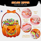 ❄️ ¡Summerfresh 50% DE DESCUENTO! 🍬 Pack de 20 bolsas para dulces de Halloween con forma de calabaza – Bolsas transparentes resellables para fiestas con asas