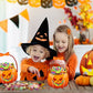❄️ ¡Summerfresh 50% DE DESCUENTO! 🍬 Pack de 20 bolsas para dulces de Halloween con forma de calabaza – Bolsas transparentes resellables para fiestas con asas