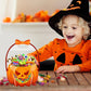 ❄️ ¡Summerfresh 50% DE DESCUENTO! 🍬 Pack de 20 bolsas para dulces de Halloween con forma de calabaza – Bolsas transparentes resellables para fiestas con asas