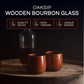 🔥Venta Caliente 2026🔥 Vaso de Madera Artesanal Carbonizado – Copa Original de Bourbon de Madera
