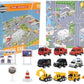 🎁 Calendario de Adviento de vehículos de construcción para Navidad
